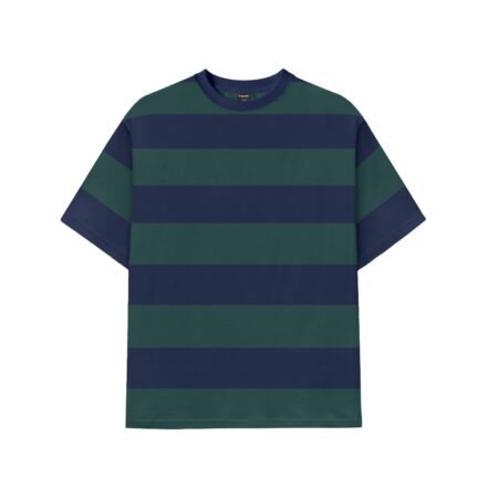 Fairgoods Kaos OVERSIZE STRIPE Green Navy